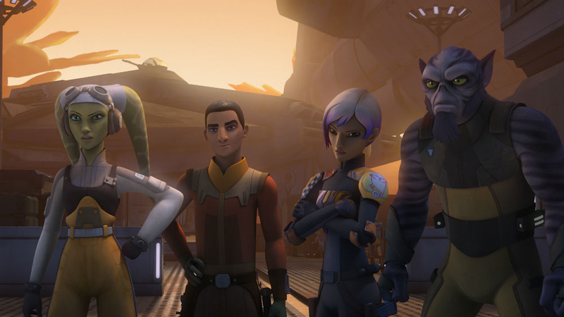 Ezra and Sabine sport marked new looks, while Hera and Zeb get slight streamlines.